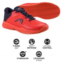 Теннисная обувь Head REVOLT PRO 4.5 Clay Junior RDDB - 24 см (Eur. 37)